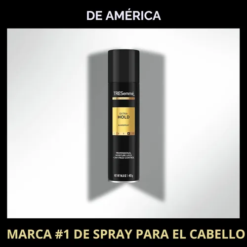 Vista 4 de TRESemmé Spray para el cabello Extra Hold para el control del frizz de 24 horas, con tecnología Pro Lock 14.6 onzas