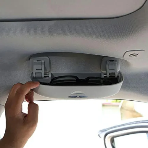 Vista 5 de Funda para gafas de sol de coche, caja de almacenamiento interior, para Volvo Xc60 S60 Xc40