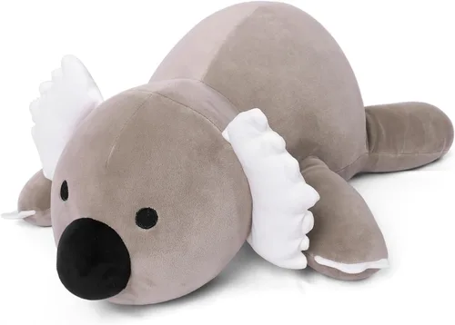 Vista 10 de Wepop Animales de Peluche con Peso de Gato Negro de 24 pulgadas, Almohada de Gato Negro con Peso de 4.2 libras, Animal de Peluche Gigante de Gato