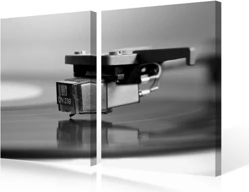 Vista 61 de Lienzo decorativo para pared, diseño de DJ Music Mixes the Track HD impreso en pinturas, 2 piezas, imágenes abstractas para sala de estar, obra