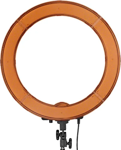 Vista 5 de Neewer Anillo de luz de 18 pulgadas, 55 W regulable 5500K luz con 240 LED filtro de color, tubo suave para YouTube, TikTok, fotografía de selfies
