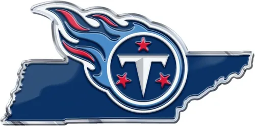 Vista 3 de FANMATS Emblema de color del estado del automóvil de la Colores Team
