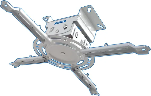Vista 10 de Soporte para proyector, altura ajustable de 42.5 a 59 pulgadas, soporte de techo universal de movimiento completo, peso máximo de 22 libras y brazos