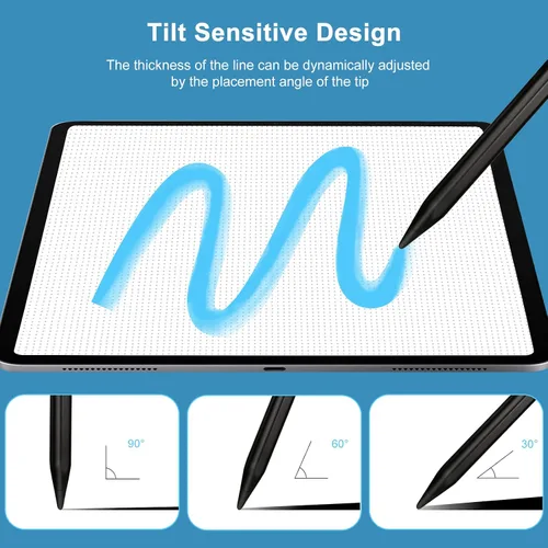 Vista 3 de Lápiz óptico activo para tableta Samsung Galaxy A9 A8 A7, punta de punta de punta de plástico con lápiz de dibujo preciso y preciso compatible