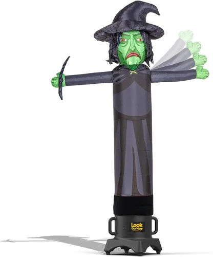 Vista 46 de LookOurWay Juego inflable de tubo para hombre de Halloween Air Dancers Inflable de monstruo loco de 20 pies con soplador de 12 pulgadas Monster
