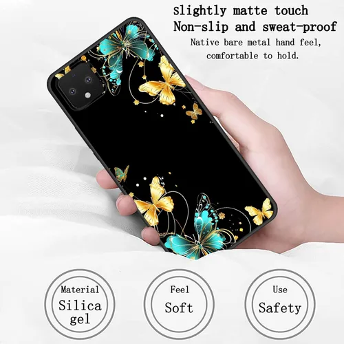 Vista 312 de Funda delgada para Google Pixel 4 XL, funda delgada de silicona de TPU suave a prueba de golpes para Google Pixel 4 XL, astronauta Galaxy
