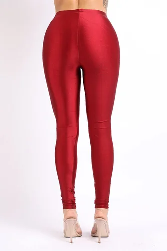 Vista 6 de TOO HOT FASHIONS Leggings elásticos para mujer, elásticos, ajustados, brillantes, de neón, activos, yoga, pilates, club, fiesta, tiro alto
