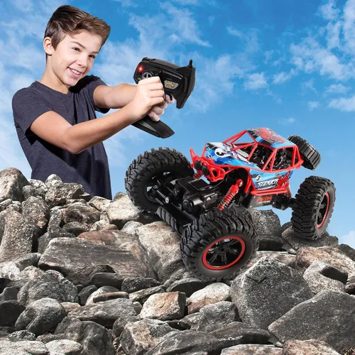 Vista 6 de NKOK Mean Machines 4x4 Off-Road Rock Crawler 2.4GHz Escala 1/14 RC (RTR) Stinger, Multi