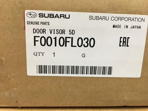Vista 2 de Subaru 2017-2023 Impreza 5 puertas Hatchback OEM deflectores de ventana lateral Viseras de ventilación F0010FL030