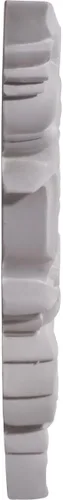Vista 3 de Ekena Millwork SB08X06FL-L Flower, Brackets de escalera izquierda, 8 5/8"A x 6 1/4"Al x 5/8"P, encerado
