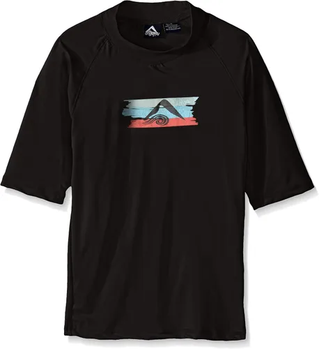 Vista 14 de Kanu Surf Haywire UPF 50+ - Camiseta de natación con licra para protección solar Condor Negro