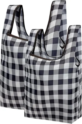Vista 33 de Wrapables JoliBag Collection - Bolsa de compras reutilizable (juego de 2)