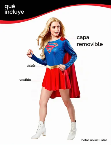 Vista 3 de Disfraz Rubie's Women's disfraz de televisión Supergirl