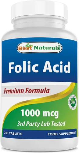 Vista 4 de Best Naturals Ácido fólico 1000 mcg y óxido de magnesio 500 mg