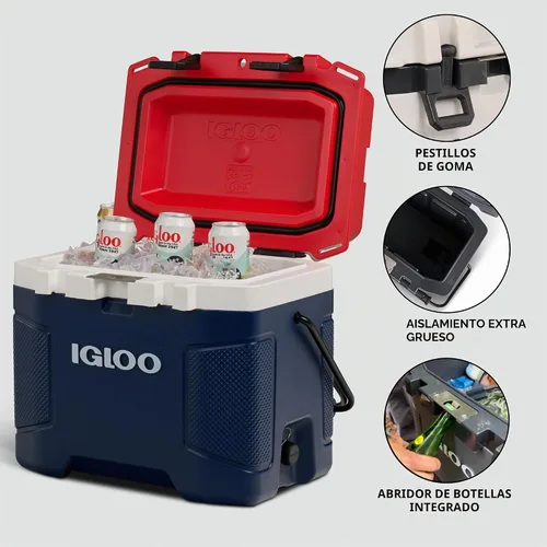 Vista 5 de Igloo Trailmate Cooler Cofre de hielo con carcasa dura aislada