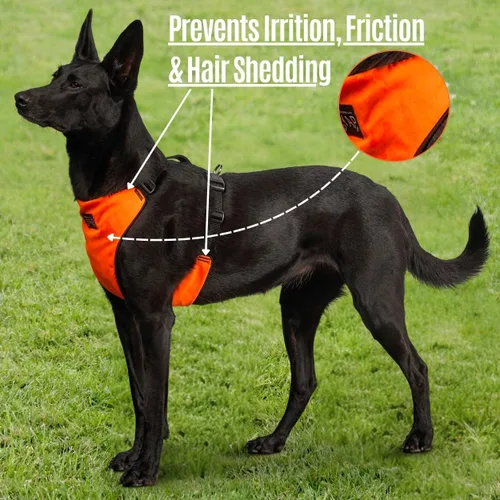 Vista 4 de YAP Techno® - Arnés para perro sin tirones, ajustable en 4 direcciones, arnés de chaleco para perro con control de temperatura, arnés para perro sin