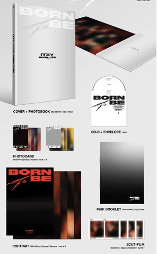 Vista 2 de ITZY Born To Be 1 Limited Ver + 3 Standard Ver Set (Enviar por DHL)