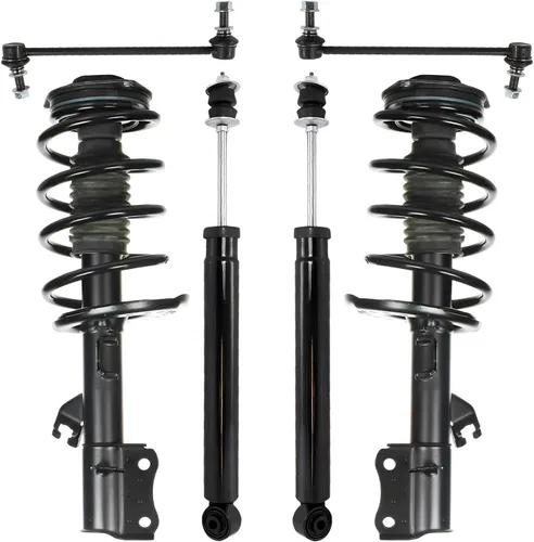 Vista 80 de Detroit Axle - Kit de puntales delanteros de 6 piezas para Ford Escape 2014-2019, 2 puntales y muelles helicoidales, 2 enlaces de barra
