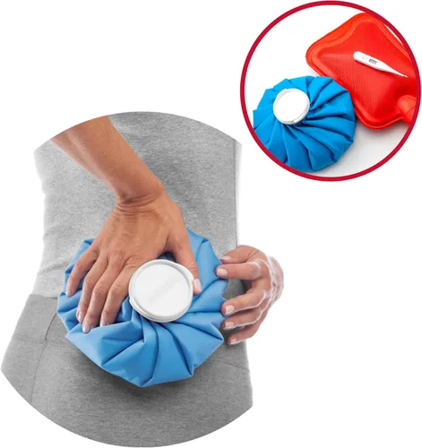 Vista 6 de MUELLER Bolsa de hielo reutilizable para medicina deportiva, bolsa de 9 pulgadas, bolsa fría para lesiones y alivio del dolor, terapia de frío, azul