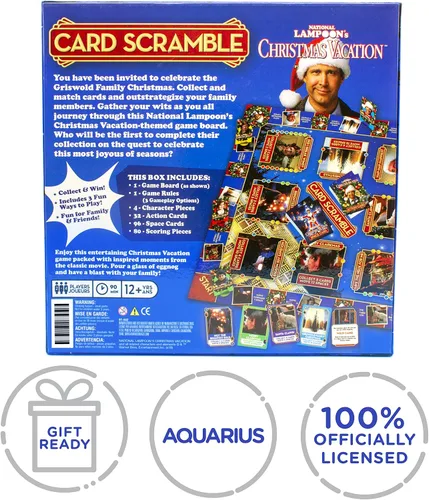 Vista 6 de AQUARIUS Juego de mesa de Navidad para vacaciones, divertido juego de fiesta familiar para niños, adolescentes y adultos, regalo entretenido