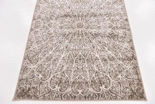 Vista 132 de Sofia, alfombra clásica de diseño abstracto, Polipropileno, Gris oscuro Gris/gris (Dark Gray/Gray)