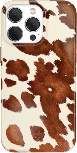 Vista 165 de VELVET CAVIAR Funda compatible con MagSafe para iPhone 15, probada en caídas de 10 pies, estampado de leopardo y amatista morada