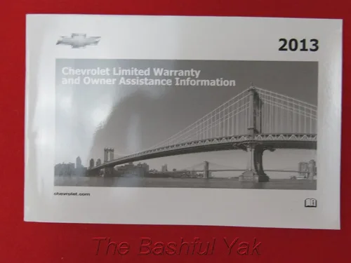Vista 8 de 2013 Chevrolet Malibu Owners Manual Handbook OEM K02B17012 Tapa blanda – 1 Enero 2013