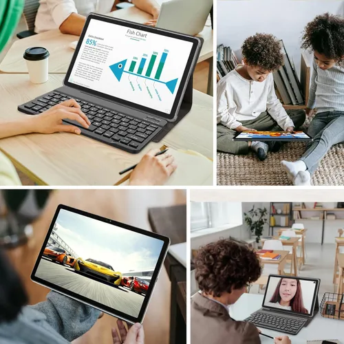 Vista 8 de 2026 - Tableta de 11 pulgadas Gemini ai Android Tablets 18GB RAM 128GB ROM+1TB TF Expand, pantalla 2K, CPU T616, cámara de 23 MP, WiFi 5G, altavoz