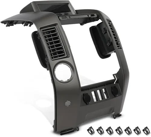 Vista 12 de GRAND ORANGE Bisel de Radio AC del Tablero Central con Bisel de Altavoz Compatible con Nissan Titan 2004-2006, Armada SE y LE Bisel de Control