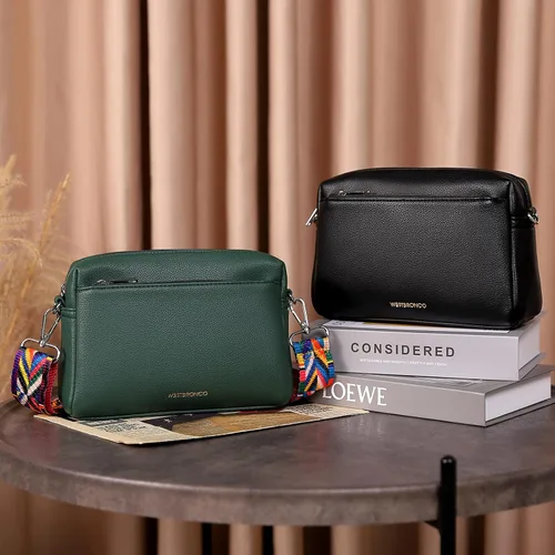 Vista 9 de WESTBRONCO Bolsos cruzados pequeños para mujer, bolsos de hombro, cartera con correa ajustable
