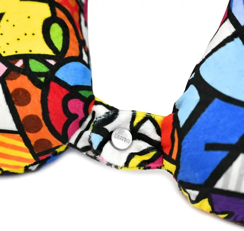 Vista 4 de Britto Romero Travel Neck Pillow - Mejores amigos