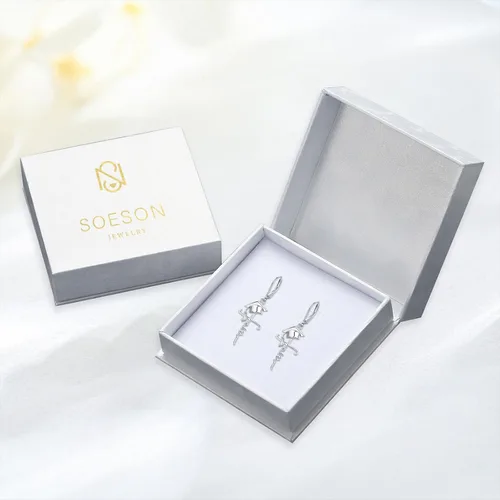 Vista 7 de Aretes de plata de ley 925 con cruz de fe, aretes colgantes de cruz de fe, aretes de cruz de fe, regalos para mujeres, graduación, día de la madre