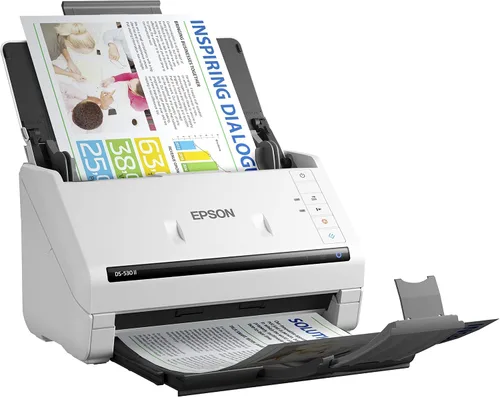 Vista 2 de Epson DS-530 II Escáner de documentos dúplex a color para PC y Mac con alimentación de hojas, alimentador automático de documentos (ADF)