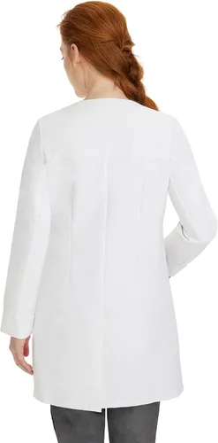 Vista 2 de Healing Hands Lab Coat Women 4 Pocket Full Length 5102 Farrah Womens Lab Coat The White Coat Professional Collection