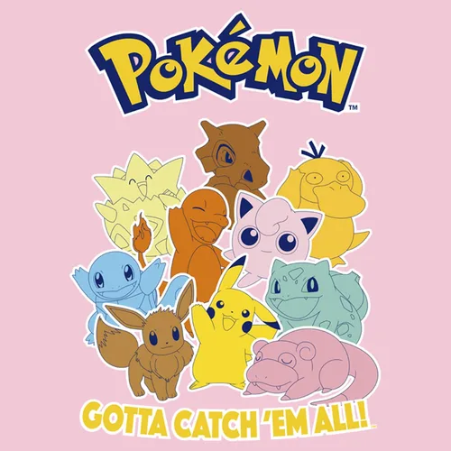 Vista 2 de Fifth Sun Pokemon Poke Mang Girls Short Sleeve Tee Shirt