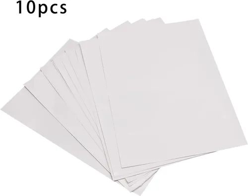 Vista 4 de 10 hojas de papel de transferencia de camisetas A4, papel de transferencia de calor termotransferible de inyección de tinta, ropa de algodón