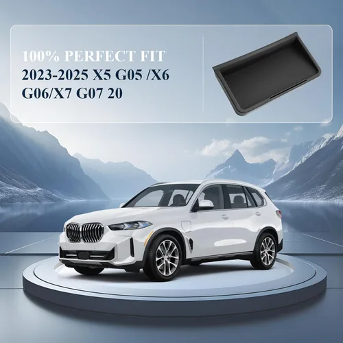 Vista 5 de BIBIBO para 2025 BMW X5/X7 Organizador de Bandeja Detrás de la Pantalla 2023-2025 BMW X5/X7/X6 G07 20 Bandeja de Almacenamiento del Tablero 2025