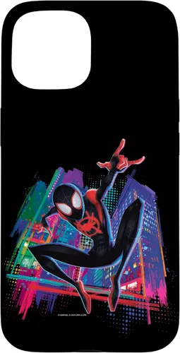 Vista 6 de Marvel Spider-Man Miles Morales Graffiti City - Carcasa para iPhone 17