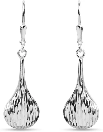 Vista 3 de LeCalla Aretes colgantes de plata de ley 925 con cierre de palanca, ligeros, bohemios, para mujer