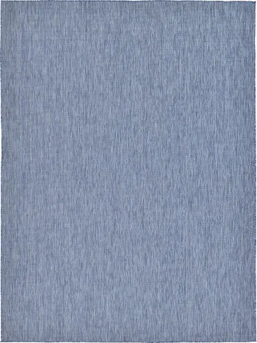Vista 71 de Unique Loom Collection - Alfombra casual de transición sólida jaspeada para interiores y exteriores