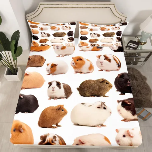 Vista 19 de Ropa de cama de 2 piezas, estilo rústico de granja, juego de ropa de cama para adolescentes y adultos, sábanas bajeras, ropa de cama ajustable