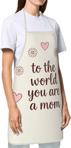 Vista 3 de Delantales de cocina para mujer, regalos para mamá, esposa, aniversario, día de San Valentín, regalos de cumpleaños para mujeres, divertido delantal