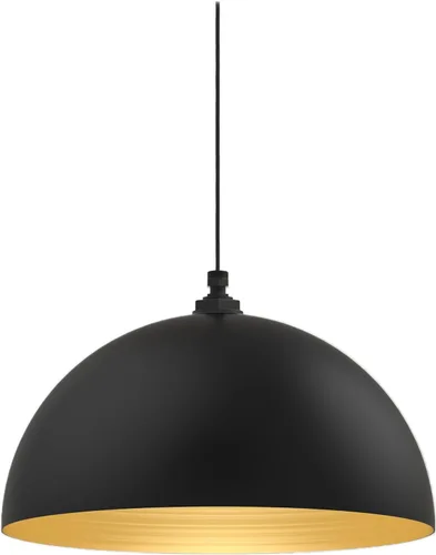 Vista 58 de Steel Lighting Co. Melrose - Lámpara colgante Montada en el techo Cúpula redonda de 18 pulgadas Estilo moderno contemporáneo de granja