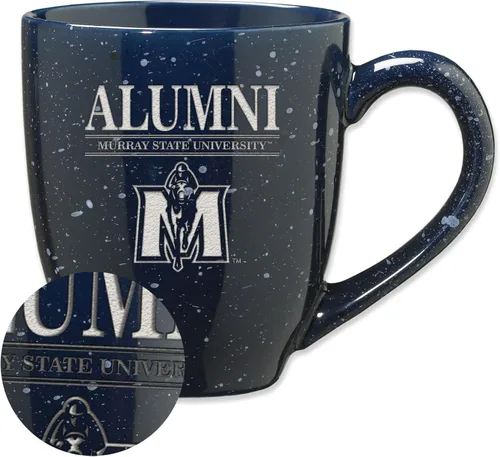 Vista 94 de Rico Industries NCAA Illinois Fighting Illini Alumni - Taza de café de cerámica moteada grabada con láser de 16 onzas