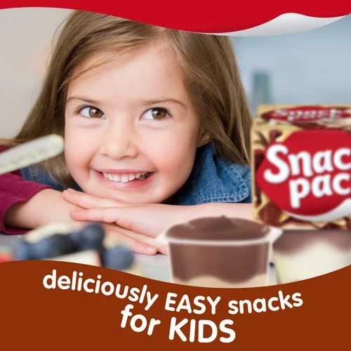 Vista 68 de Snack Pack Tazas de pudín con sabor a pastel de crema de plátano, 3.25 onzas, 4 unidades (paquete de 12)