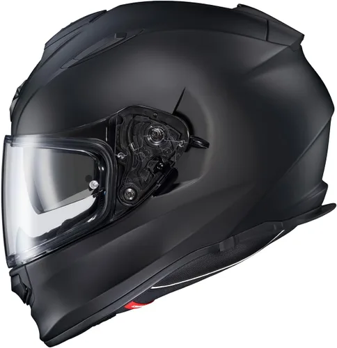 Vista 8 de ScorpionEXO Ryzer - Casco integral de motocicleta con visera Pinlock Ready con bolsillos para altavoz integrados, aprobado por DOT ECE