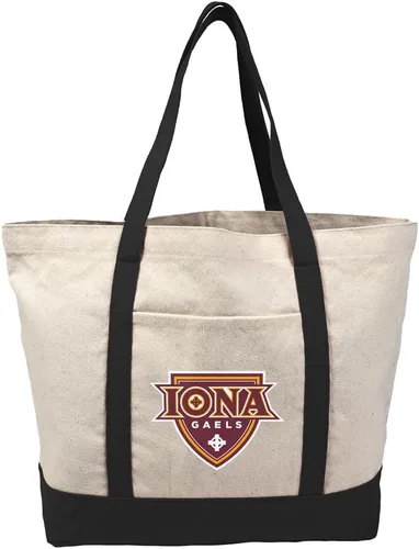Vista 266 de Campus Lab Bolsa de lona con logotipo primario colegiado con bolsillo externo, bolsa de hombro reutilizable para ir de compras, playa Águilas A&m