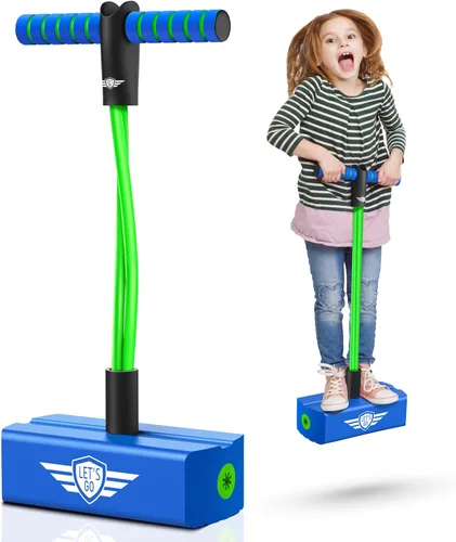 Vista 9 de CUUGO LET'S GO! CG Saltar Promueve Crecer Más Alto - Saltarín de Espuma para Niños, Juguetes para Niños de 3 a 12 Años, Niños Niñas, Juguetes al