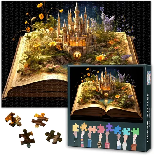 Vista 11 de Rompecabezas para adultos – Azulejo de cerámica de estilo mexicano multicolor, brillante y colorido, 28 x 20 pulgadas, detalles intrincados