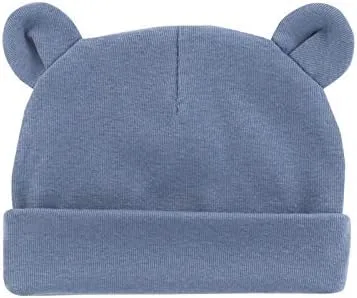 Vista 4 de Guozyun Sombreros recién nacidos Bebé Niña Algodón Beanie Gorras Sombrero Bebé Suave Cráneo Tapas Hospital Sombrero para Bebé Niña 0-12 Meses